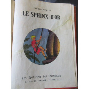 ALIX-(T.02) LE SPHINX D'OR-DESSIN DÉDICACÉ E.O.1956 – Image 20