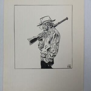 JEAN GIRAUD-BLUEBERRY-Projet original préparatoire 1972 – Image 3