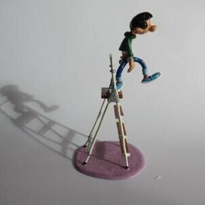 GASTON LAGAFFE-PIXI n°4766-GASTON ENDORMI SUR SON ESCABEAU 1000 ex. – Image 1