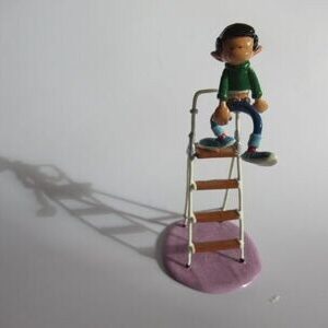 GASTON LAGAFFE-PIXI n°4766-GASTON ENDORMI SUR SON ESCABEAU 1000 ex. – Image 2