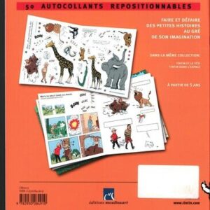 TINTIN-TINTIN ET LES ANIMAUX - AUTOCOLLANTS 2002 – Image 2