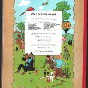 TINTIN-(T.10) L'ÉTOILE MYSTÈRIEUSE Rééd.1956 (B16) – Image 2