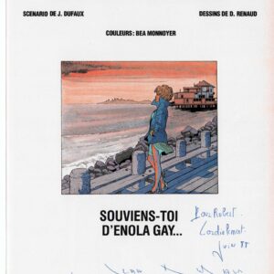 JESSICA BLANDY-(T.01) SOUVIENS-TOI D'ENOLA GAY- AVEC DÉDICACE E.O.1987 – Image 2