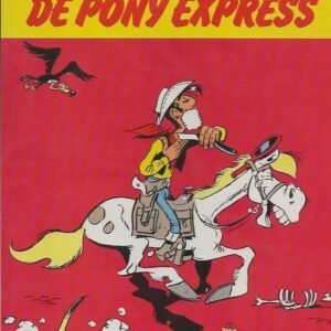 LUCKY LUKE-(T.N29) DE PONY EXPRESS-AVEC DÉDICACE + Timbre E.O.1988 – Image 1