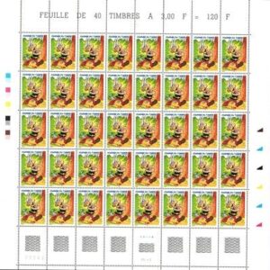 ASTÉRIX - PLANCHE DE 40 TIMBRES 1999 – Image 1