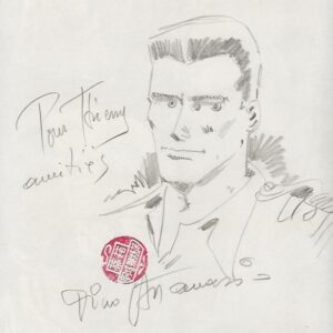 BOB MORANE  - (T.07) LES TOURS DE CRISTAL - Avec DESSIN DÉDICACÉ Rééd. 1990 – Image 2