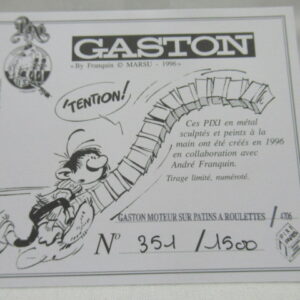 GASTON - PIXI n°4706 - GASTON SUR PATINS 1000 ex. – Image 3