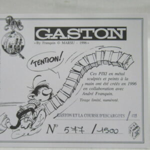 GASTON - PIXI n°4705 - GASTON ET LA COURSE D'ESCARGOTS 750 ex. – Image 4