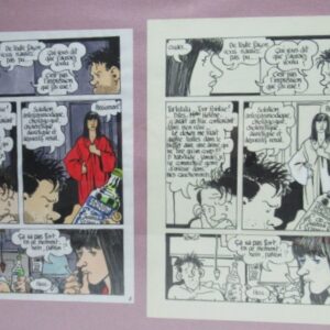TARDI - NESTOR BURMA - PLANCHE ORIGINALE ET MISE EN COULEUR – Image 3