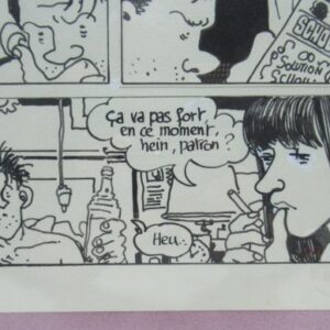 TARDI - NESTOR BURMA - PLANCHE ORIGINALE ET MISE EN COULEUR – Image 7