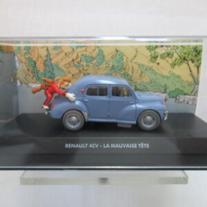 VOITURES 1/43 : SPIROU - (10) RENAULT 4CV - LA MAUVAISE TÊTE – Image 2
