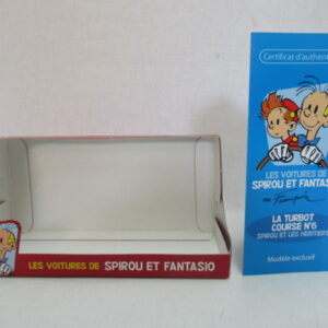 VOITURES 1/43 : SPIROU - (19) TURBOT COURSE N°6 - SPIROU ET LES HÉRITIERS – Image 6