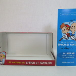 VOITURES 1/43 : SPIROU -(01) JEEP MB - LE DICTATEUR ET LE CHAMPIGNON – Image 6