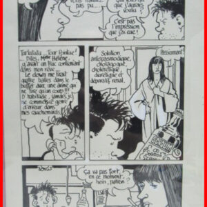 TARDI - NESTOR BURMA - PLANCHE ORIGINALE ET MISE EN COULEUR – Image 1