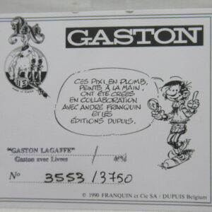 GASTON LAGAFFE - PIXI n°4684 - GASTON AVEC LIVRES 3750 ex. – Image 4