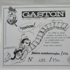 GASTON LAGAFFE - PIXI n°4736 - GASTON MATELAS/VERGLAS 750 ex. – Image 2