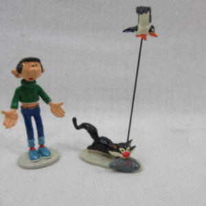 GASTON LAGAFFE - PIXI n°4693 - GASTON AVEC SON CHAT ET SA MOUETTE 2000 ex. – Image 2