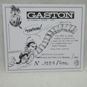GASTON LAGAFFE - PIXI n°4693 - GASTON AVEC SON CHAT ET SA MOUETTE 2000 ex. – Image 8